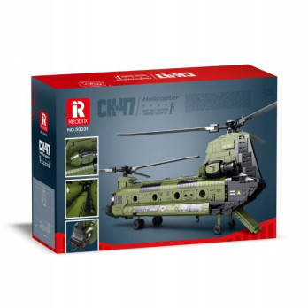 Klocki konstrykcyjne REOBRIX 33031 HELICOPTER 1622 el Boeing CH-47 Chinook