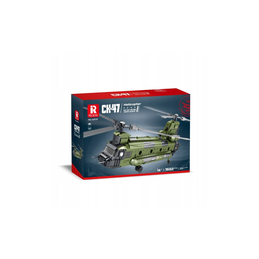 Klocki konstrykcyjne REOBRIX 33031 HELICOPTER 1622 el Boeing CH-47 Chinook
