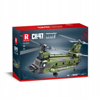 Klocki konstrykcyjne REOBRIX 33031 HELICOPTER 1622 el Boeing CH-47 Chinook