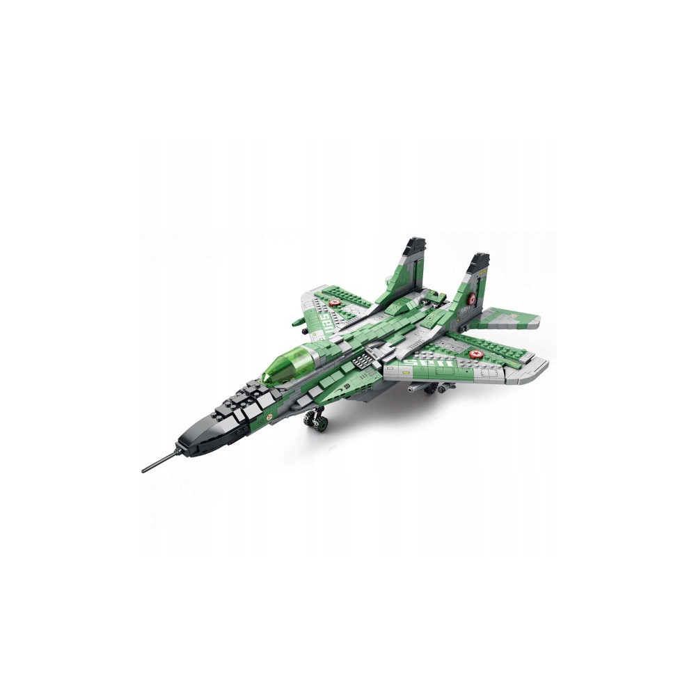 Klocki konstrykcyjne REOBRIX 33024 SAMOLOT MYŚLIWIEC MIG-29 1837 elementów