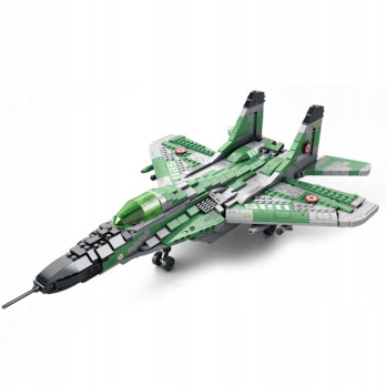 Klocki konstrykcyjne REOBRIX 33024 SAMOLOT MYŚLIWIEC MIG-29 1837 elementów