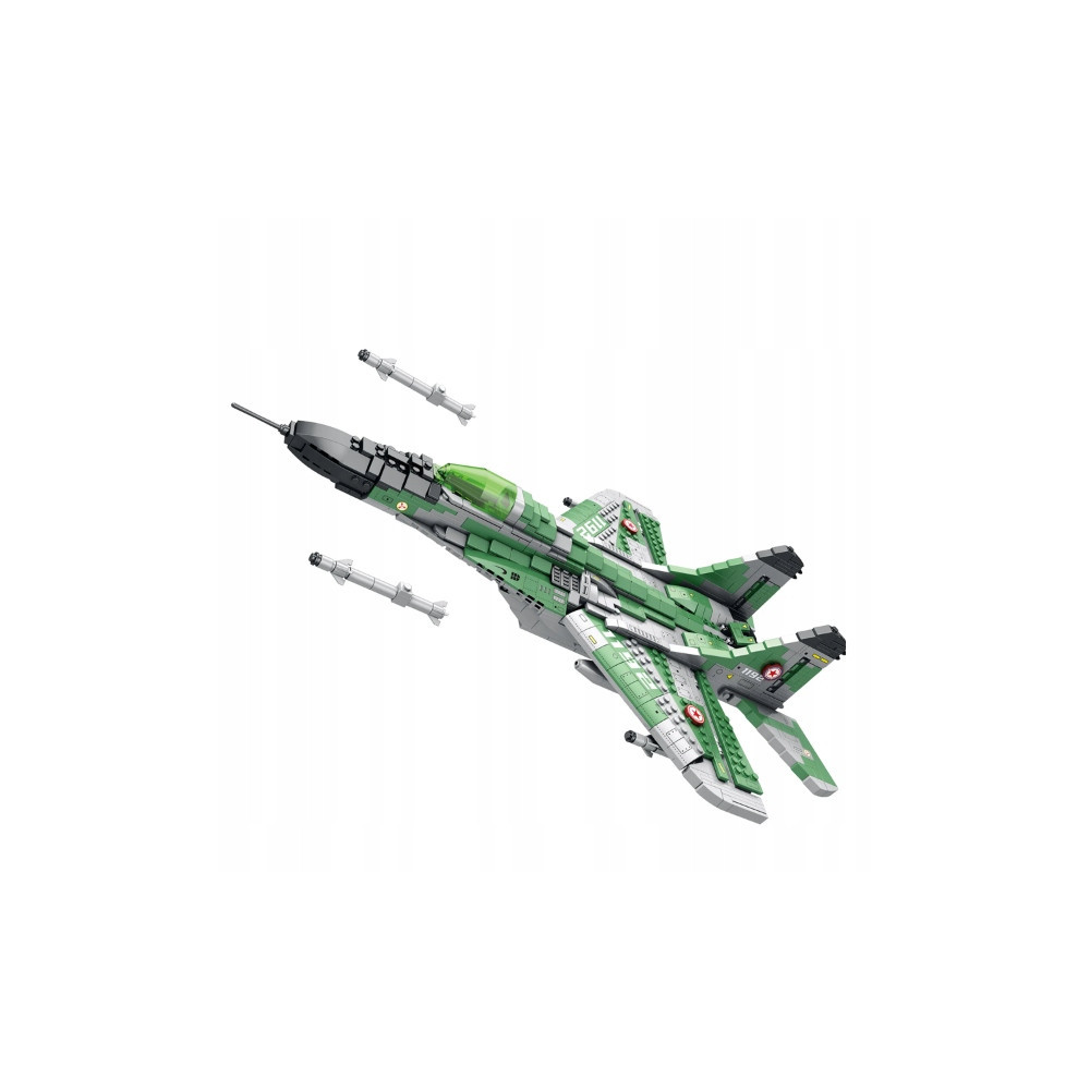 Klocki konstrykcyjne REOBRIX 33024 SAMOLOT MYŚLIWIEC MIG-29 1837 elementów