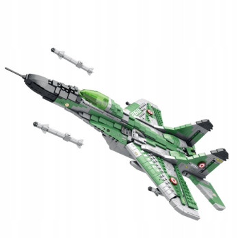 Klocki konstrykcyjne REOBRIX 33024 SAMOLOT MYŚLIWIEC MIG-29 1837 elementów