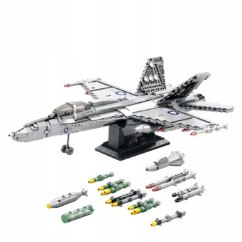 Klocki konstrykcyjne REOBRIX 33022 SAMOLOT MYŚLIWIEC F-18 1387 elementów