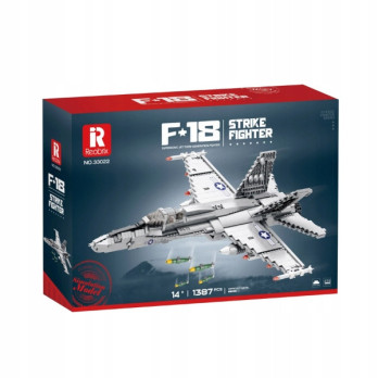 Klocki konstrykcyjne REOBRIX 33022 SAMOLOT MYŚLIWIEC F-18 1387 elementów