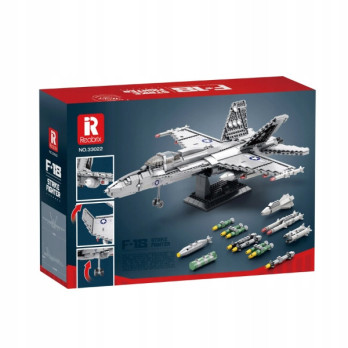 Klocki konstrykcyjne REOBRIX 33022 SAMOLOT MYŚLIWIEC F-18 1387 elementów