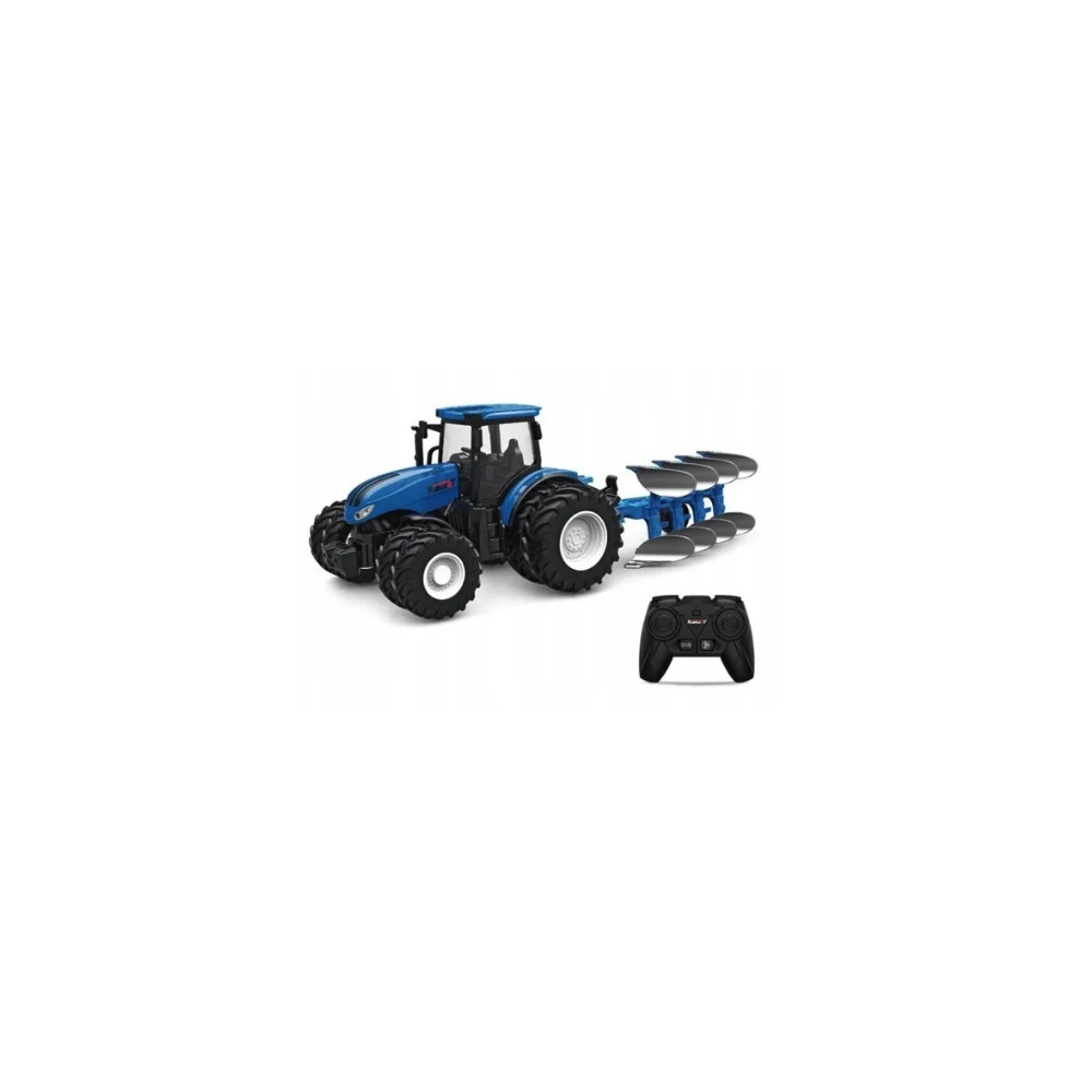 TRAKTOR CIĄGNIK ZDALNIE STEROWANY 1:24 RC PŁUG