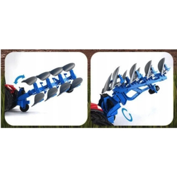 TRAKTOR CIĄGNIK ZDALNIE STEROWANY 1:24 RC PŁUG