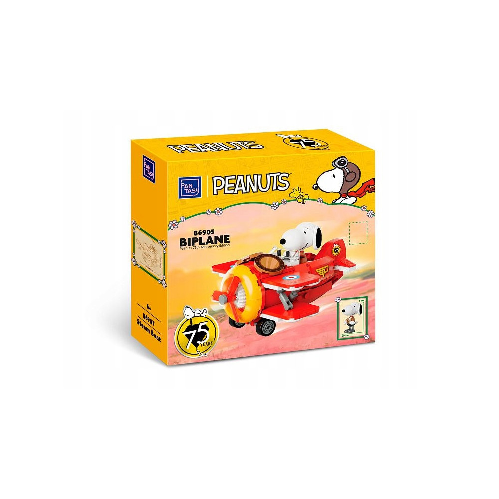 PANTASY Klocki 86905 SNOOPY Biplane Samolot Dwupłatowy Zestaw Klocków 3D