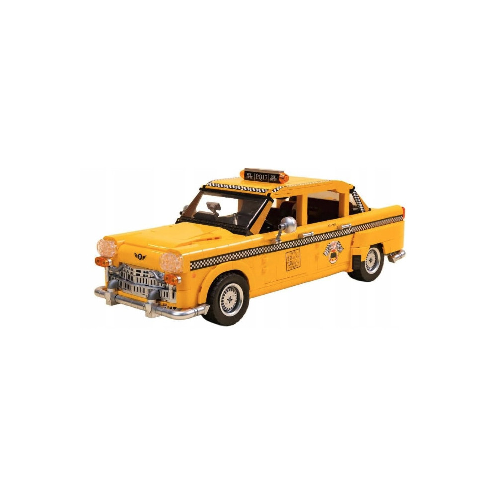 PANTASY Klocki 85017 Żółta Taksówka Retro Samochód New York otwierane drzwi