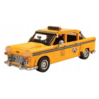 PANTASY Klocki 85017 Żółta Taksówka Retro Samochód New York otwierane drzwi