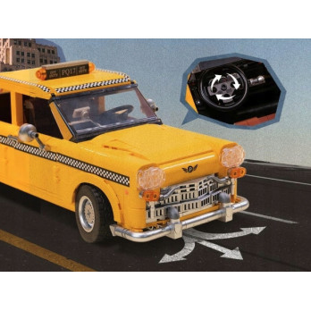 PANTASY Klocki 85017 Żółta Taksówka Retro Samochód New York otwierane drzwi