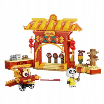 KLOCKI KUNG FU PANDA PANTASY OBÓZ TRENINGOWY 86515 ZABAWA DLA DZIECI