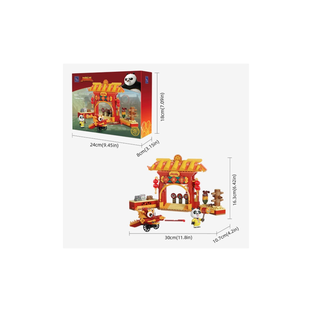 KLOCKI KUNG FU PANDA PANTASY OBÓZ TRENINGOWY 86515 ZABAWA DLA DZIECI