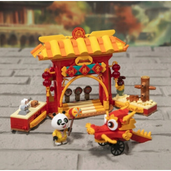 KLOCKI KUNG FU PANDA PANTASY OBÓZ TRENINGOWY 86515 ZABAWA DLA DZIECI