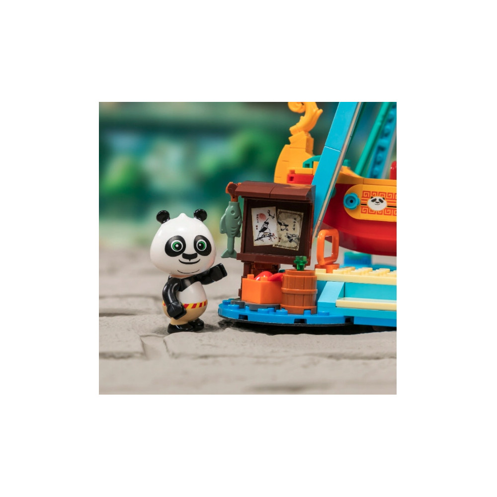KLOCKI KUNG FU PANDA PANTASY PRZEJAŻDŻKA STATKIEM PIRACKIM DLA DZIECI 86516