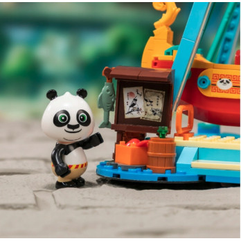 KLOCKI KUNG FU PANDA PANTASY PRZEJAŻDŻKA STATKIEM PIRACKIM DLA DZIECI 86516