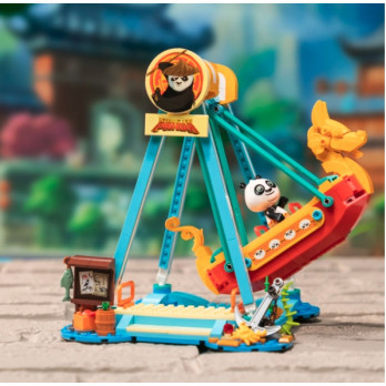 KLOCKI KUNG FU PANDA PANTASY PRZEJAŻDŻKA STATKIEM PIRACKIM DLA DZIECI 86516
