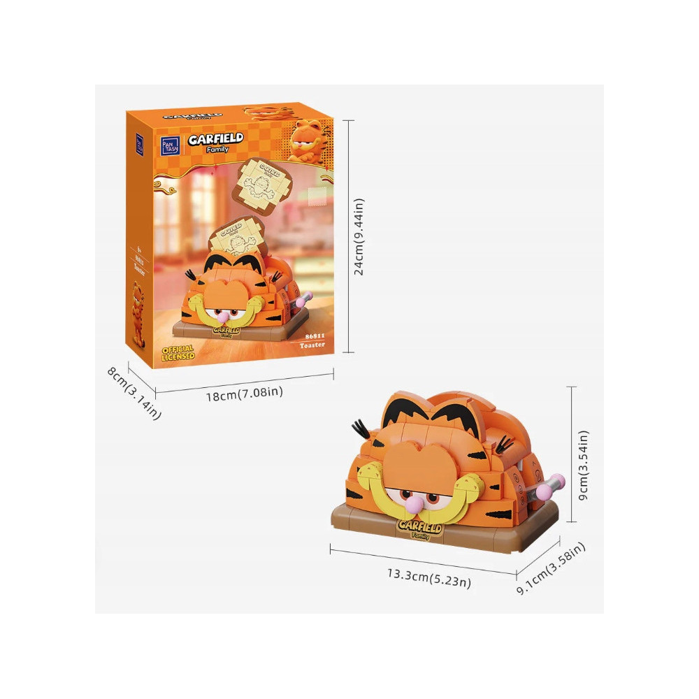 PANTASY Klocki 86811 Garfield Fantastic Machines Toster Zestaw Klocków 3D