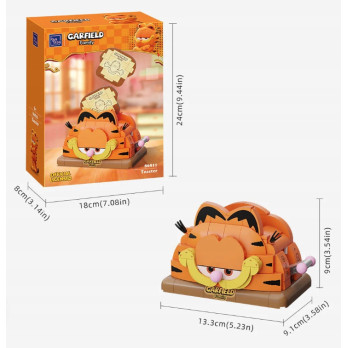 PANTASY Klocki 86811 Garfield Fantastic Machines Toster Zestaw Klocków 3D