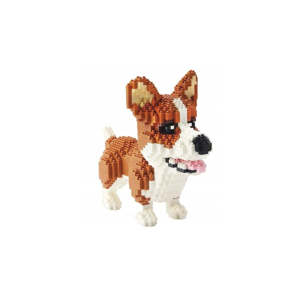 KLOCKI KREATYWNE PIESEK CORGI DO ZBUDOWANIA KLOCKI KONSTRUKCYJNE RASY PSÓW