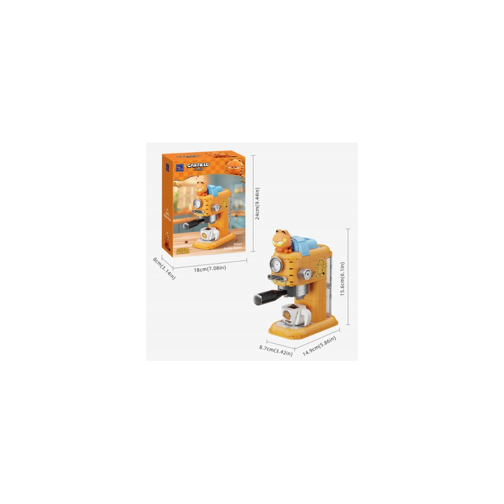 PANTASY Klocki 86812 Garfield Machines Series Ekspres Do Kawy Zestaw 3D