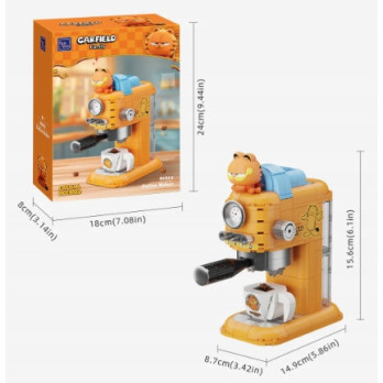 PANTASY Klocki 86812 Garfield Machines Series Ekspres Do Kawy Zestaw 3D
