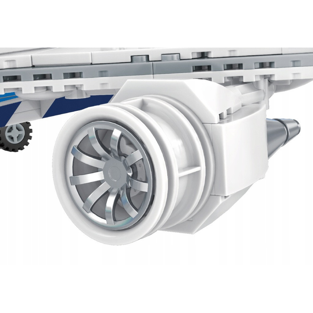 KLOCKI KONSTRUKCYJNE PANTASY SAMOLOT BOEING 787 DREAMLINER 55CM ZESTAW