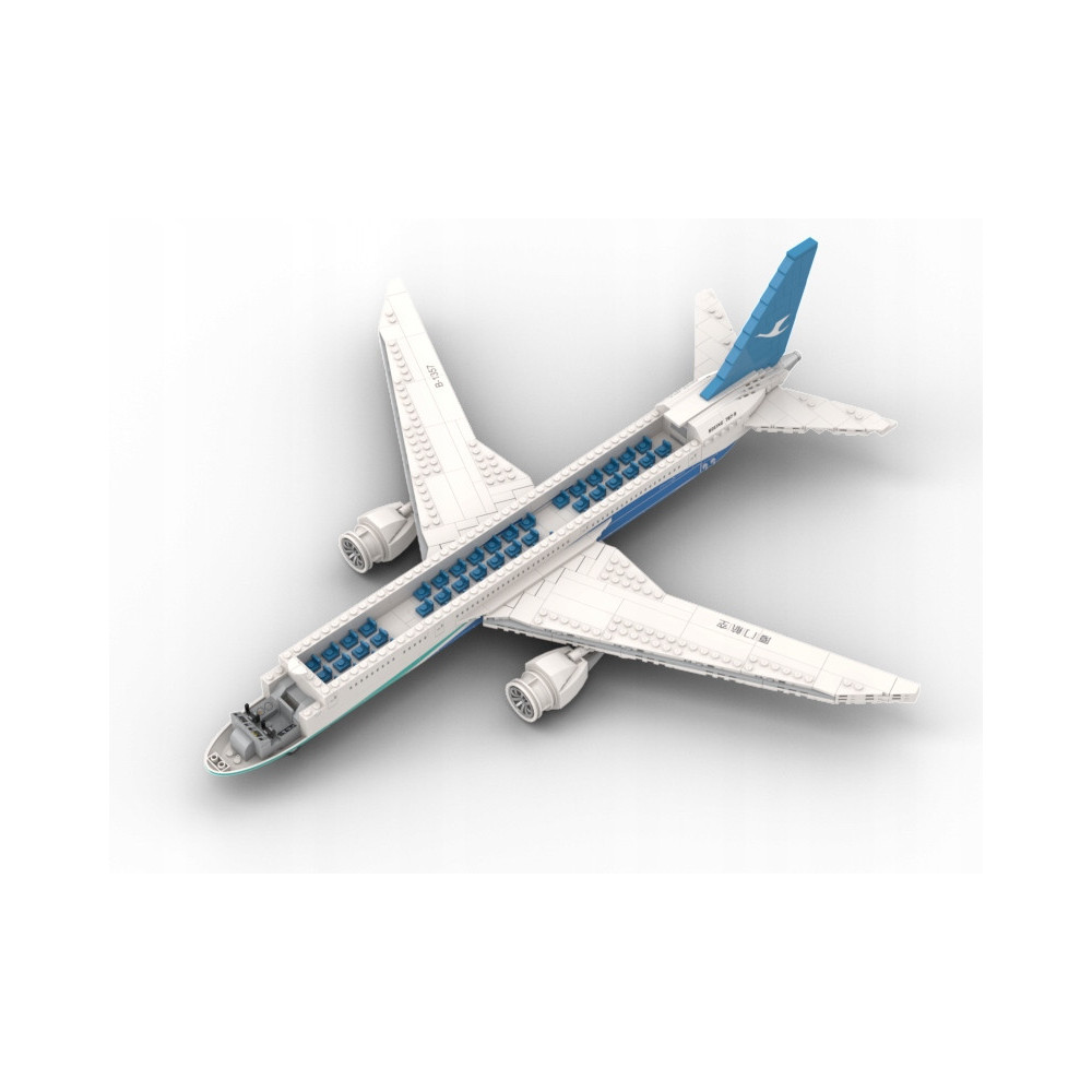 KLOCKI KONSTRUKCYJNE PANTASY SAMOLOT BOEING 787 DREAMLINER 55CM ZESTAW