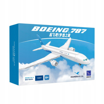KLOCKI KONSTRUKCYJNE PANTASY SAMOLOT BOEING 787 DREAMLINER 55CM ZESTAW