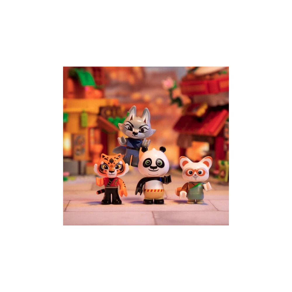 KLOCKI KUNG FU PANDA PANTASY MINI STREET VIEW STRAGAN Z HERBATĄ SHIFU 86507