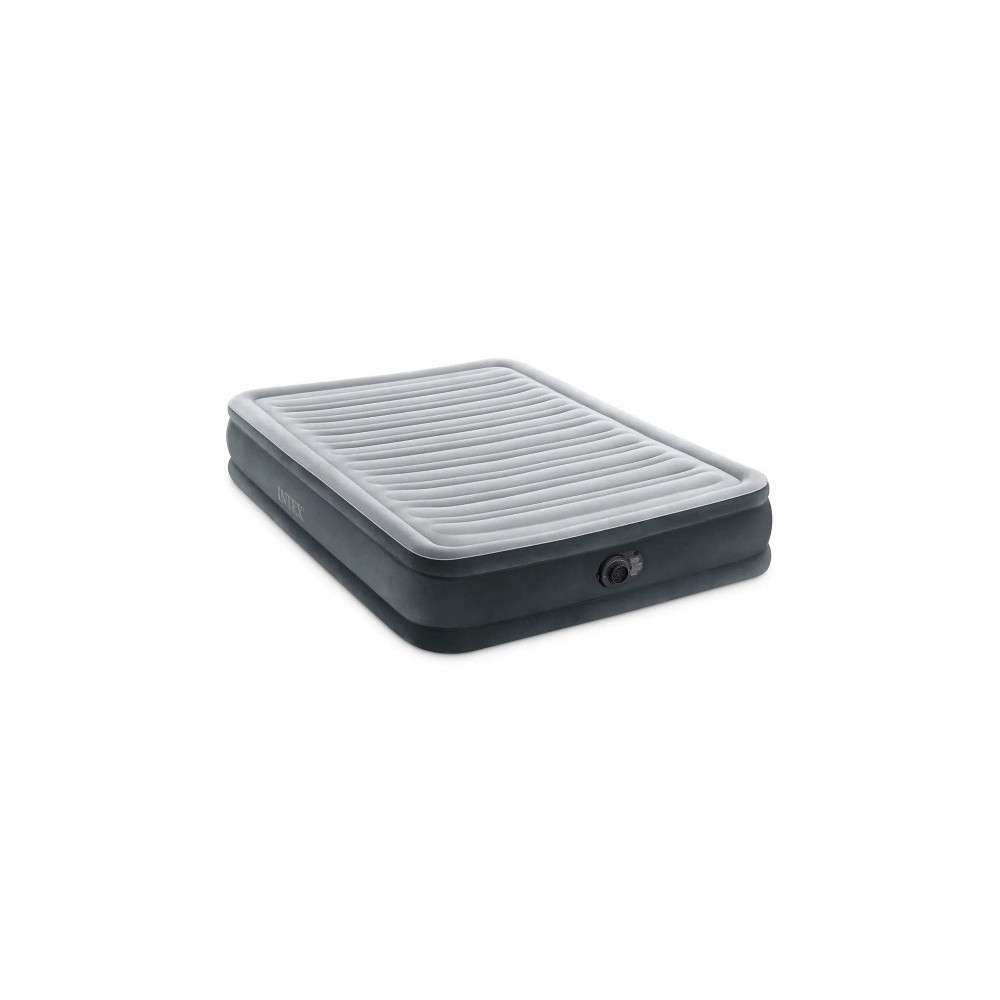 MATERAC WELUROWY DMUCHANY + POMPKA ELEKTRYCZNA INTEX 67768 DWUOSOBOWY