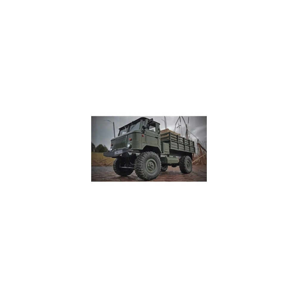 CIĘŻARÓWKA WPL RUSKA GAZ66 RC WOJSKOWA ZDALNIE STEROWANY POJAZD