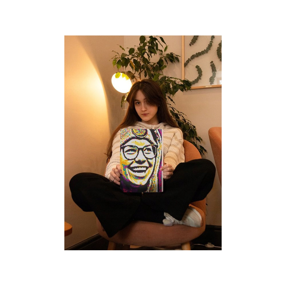 QBRIX PAKIET MALARSTWA DIAMENTOWEGO POP-ART WŁASNE ZDJĘCIE DLA DZIECI