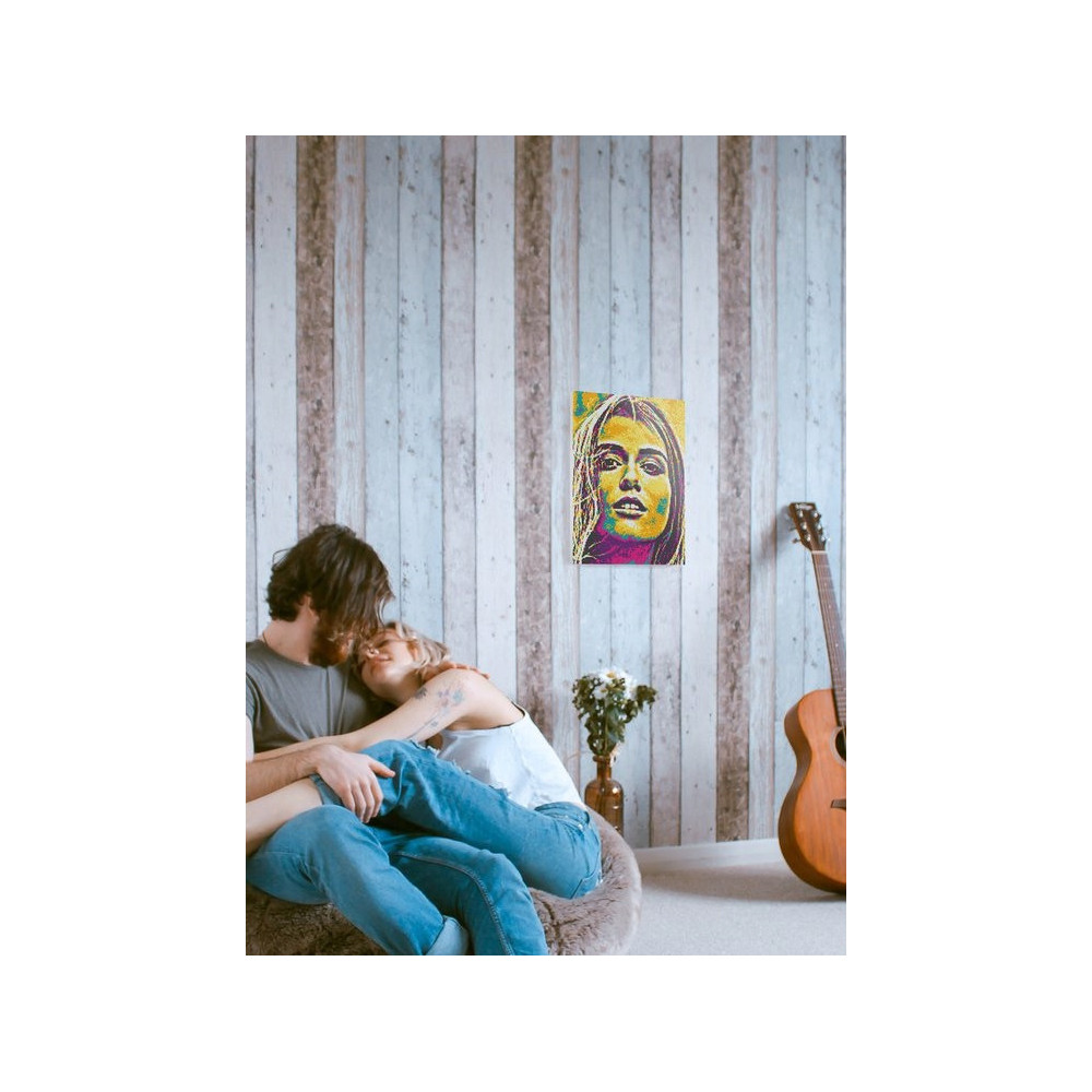 QBRIX PAKIET MALARSTWA DIAMENTOWEGO POP-ART WŁASNE ZDJĘCIE DLA DZIECI