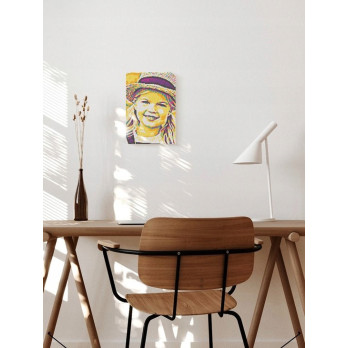 QBRIX PAKIET MALARSTWA DIAMENTOWEGO POP-ART WŁASNE ZDJĘCIE DLA DZIECI