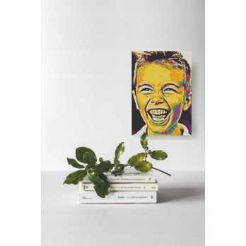 QBRIX PAKIET MALARSTWA DIAMENTOWEGO POP-ART WŁASNE ZDJĘCIE DLA DZIECI