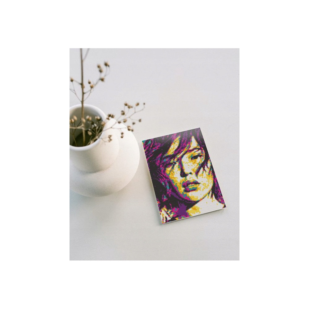 QBRIX PAKIET MALARSTWA DIAMENTOWEGO POP-ART WŁASNE ZDJĘCIE DLA DZIECI