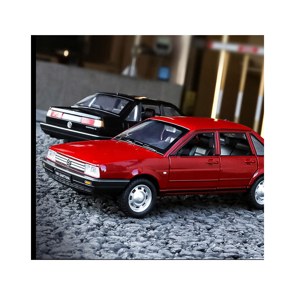 VOLKSWAGEN SANTANA CLASSIC METALOWY MODEL SAMOCHODU 1:24 DŹWIĘK ŚWIATŁO