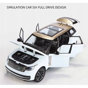 LAND ROVER RANGE ROVER SV2022 METALOWY MODEL SAMOCHODU 1:24 DŹWIĘK ŚWIATŁO