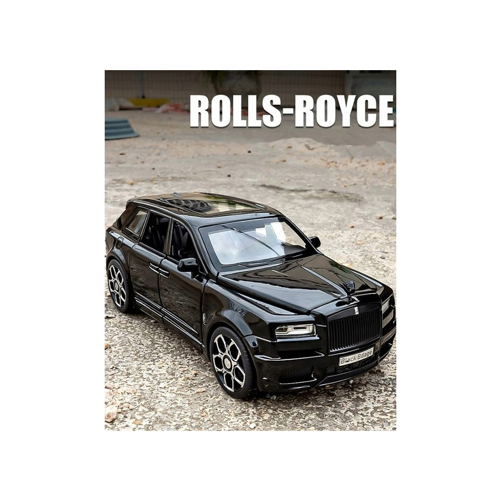 ROLLS ROYCE CULLINAN METALOWY MODEL SAMOCHODU 1:32 DŹWIĘK ŚWIATŁO CZARNY
