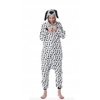 DALMATYŃCZYK PIES BIAŁY ONESIE PIŻAMA DRES KOSTIUM PRZEBRANIE KIGURUMI M