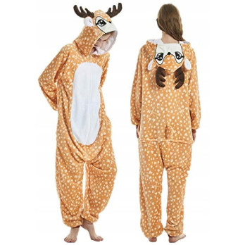 JELONEK ONESIE DRES PRZEBRANIE PIŻAMA KOMBINEZON KIGURUMI DEER M