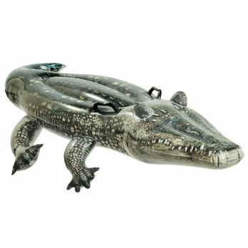 Materac do pływania INTEX Krokodyl Aligator 57551 zielony dla dzieci lato