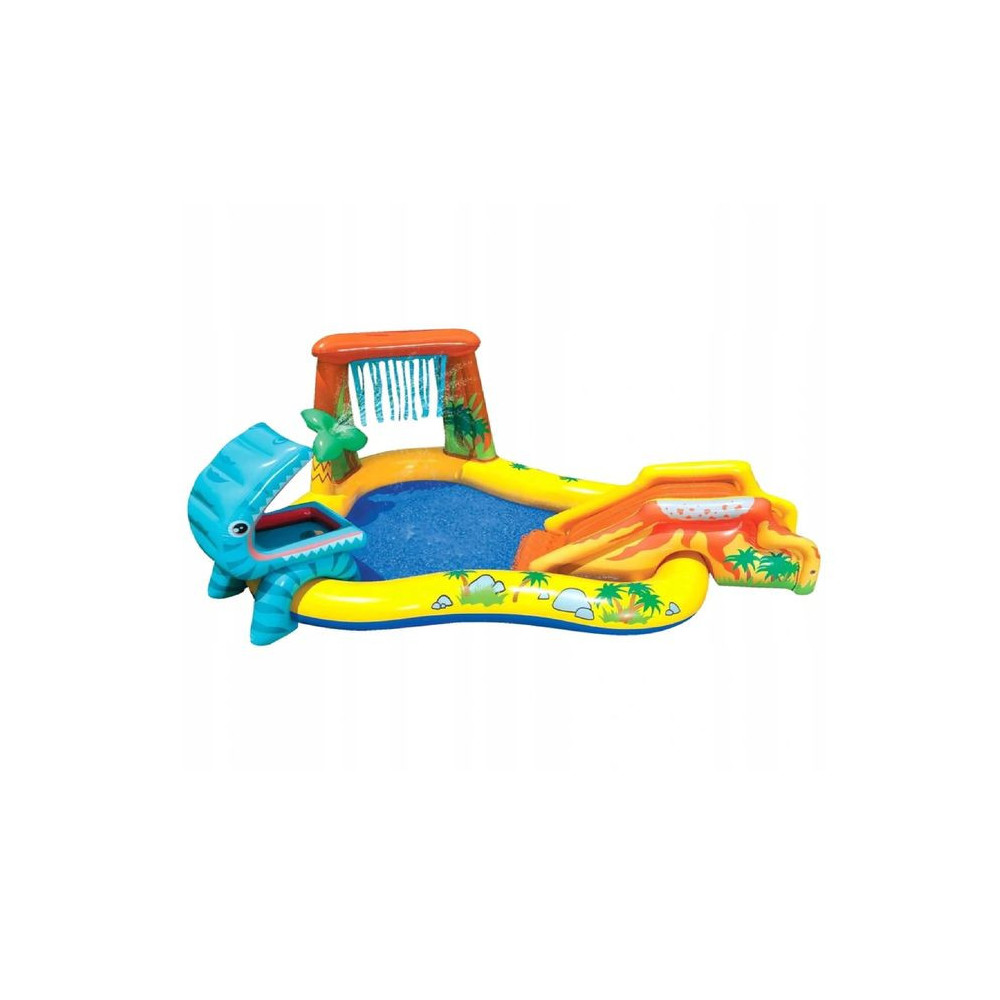 INTEX 57444 Duże Centrum zabaw Dinosaur II 249x191x109 cm dla dzieci LATO