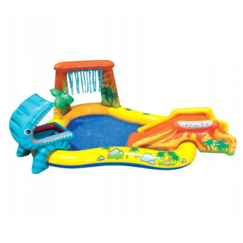 INTEX 57444 Duże Centrum zabaw Dinosaur II 249x191x109 cm dla dzieci LATO