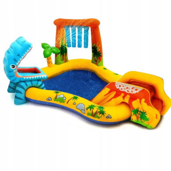 INTEX 57444 Duże Centrum zabaw Dinosaur II 249x191x109 cm dla dzieci LATO