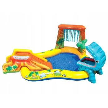 INTEX 57444 Duże Centrum zabaw Dinosaur II 249x191x109 cm dla dzieci LATO
