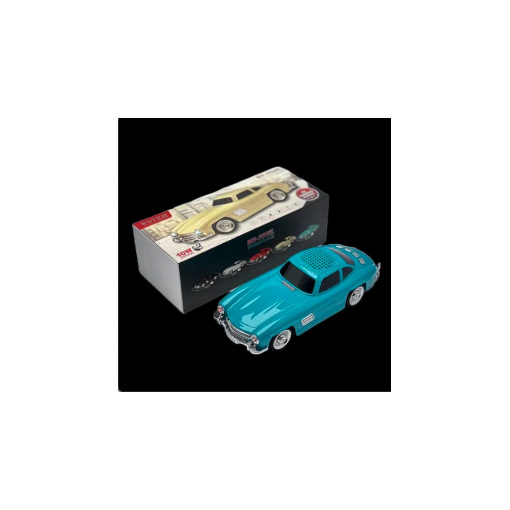 GŁOŚNIK BEZPRZEWODOWY AUTO MINI SAMOCHÓD OZDOBA RETRO 300SL MODNY DESIGN