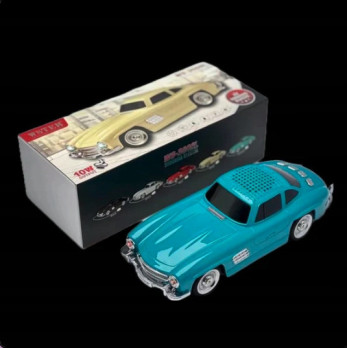 GŁOŚNIK BEZPRZEWODOWY AUTO MINI SAMOCHÓD OZDOBA RETRO 300SL MODNY DESIGN